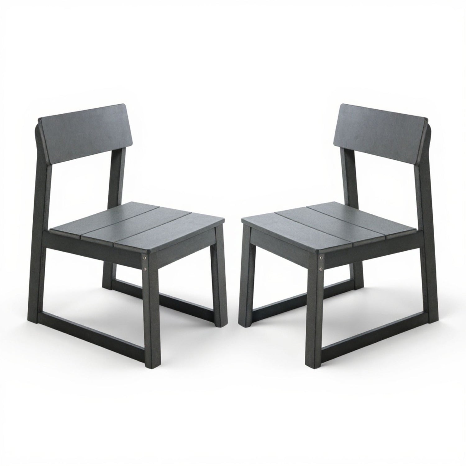 All Weather Patio Dining Chairs (Set of 2)