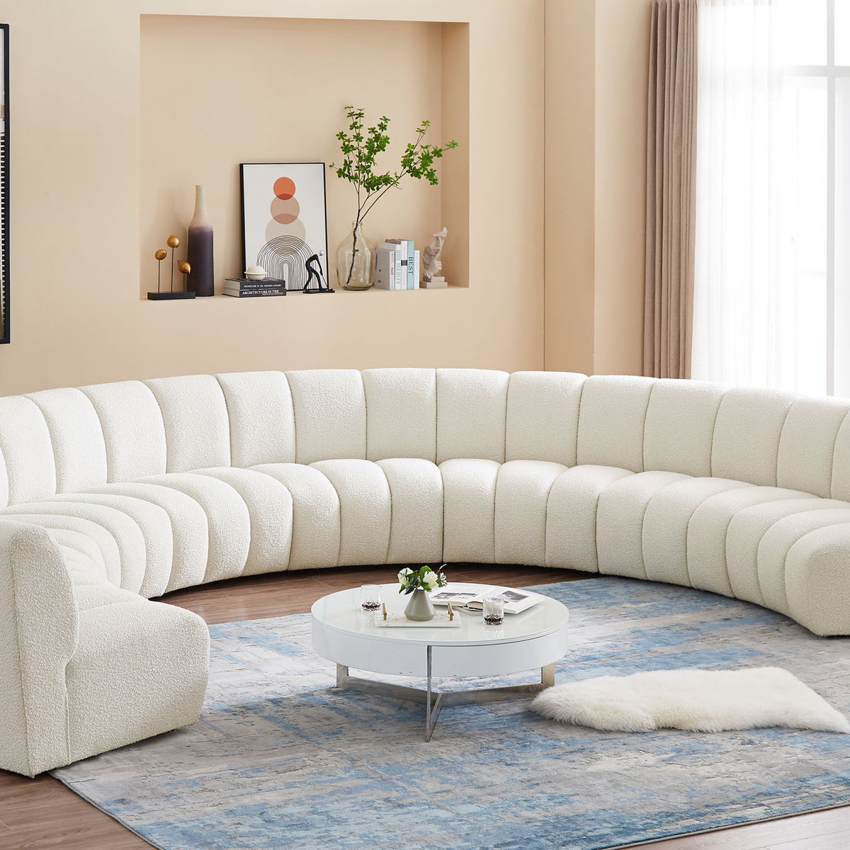 Infinity - 8 Piece Boucle Modular Sectional