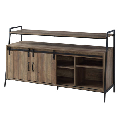 Rashawn - Rustic TV Stand - Oak