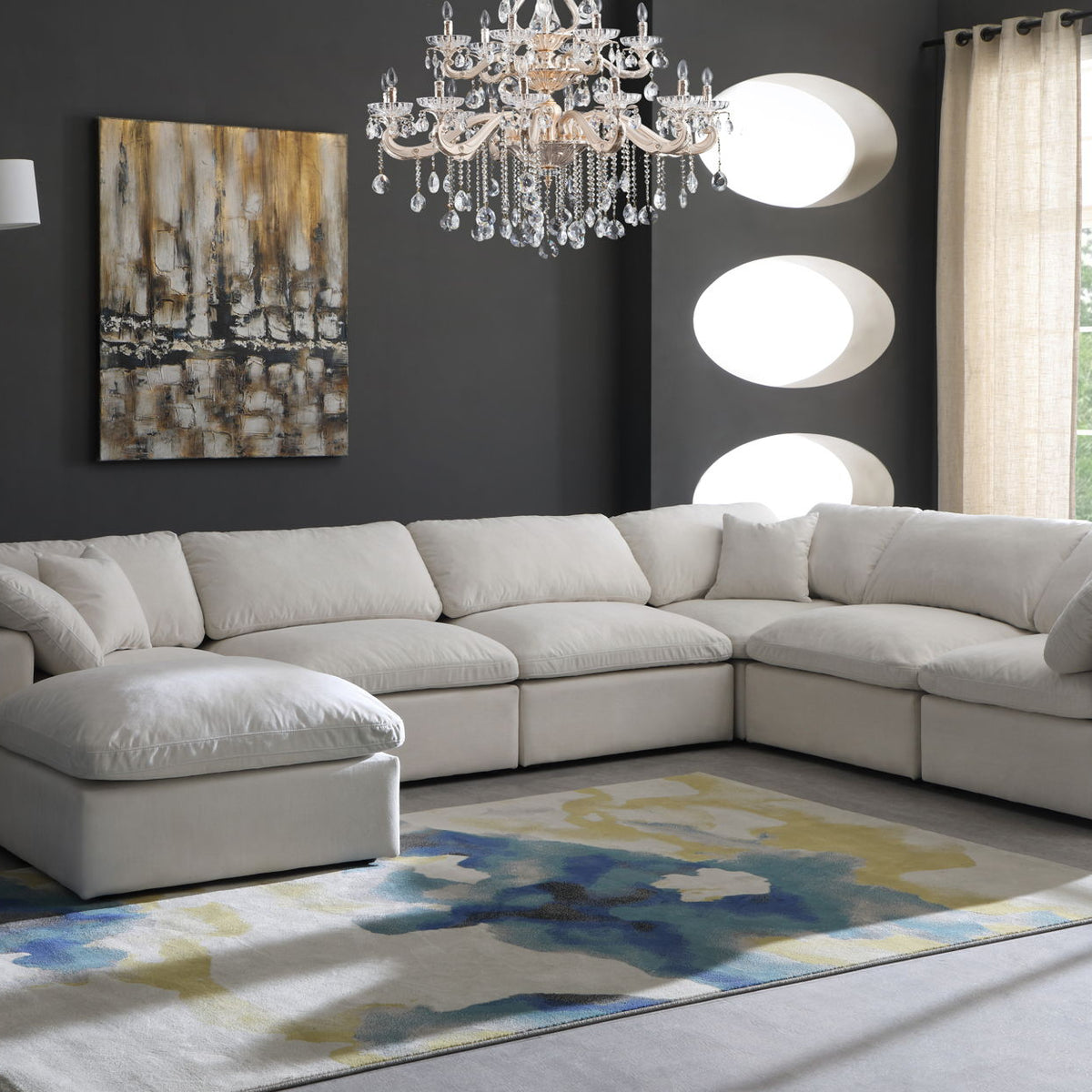 Plush - 7 Piece Modular Sectional