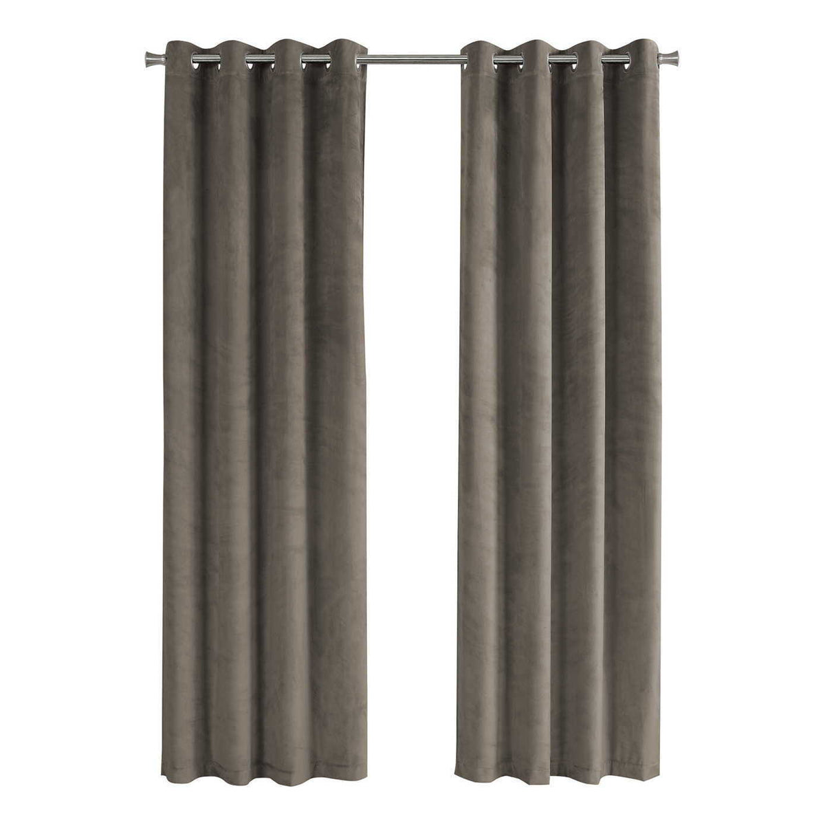 2 Pieces Set, Curtain Panel, Room Darkening, Grommet, Contemporary & Modern