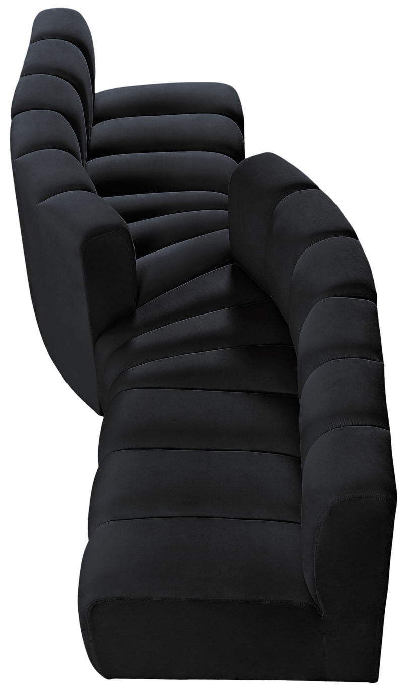 Arc - Velvet 4 Piece Sofa