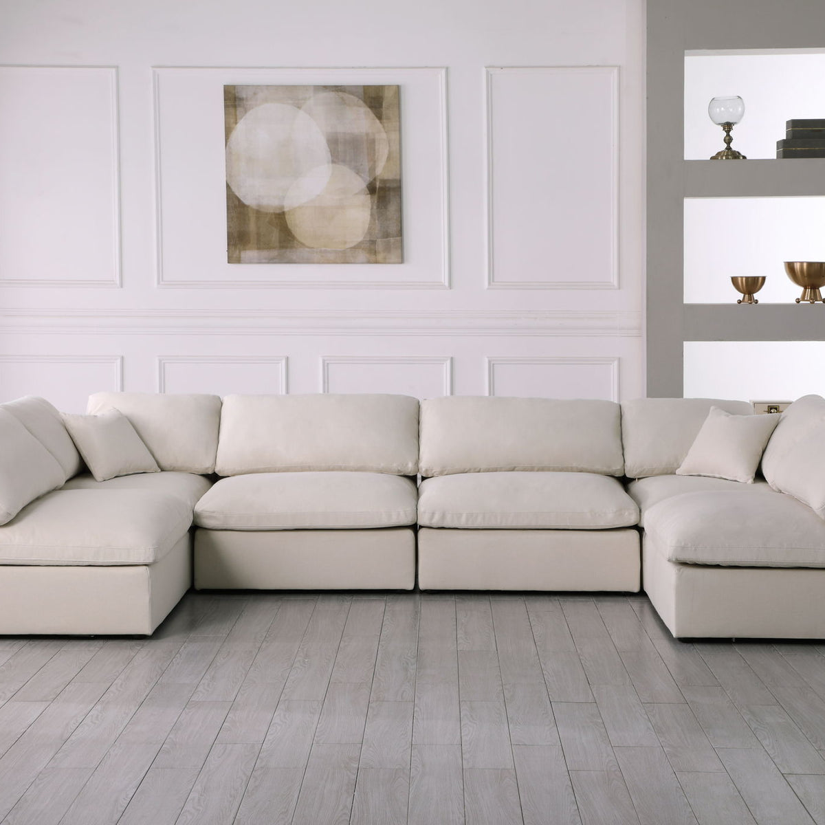 Plush - 6 Piece Modular Sectional