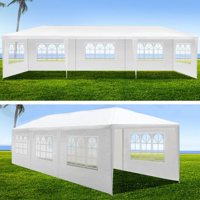 10X20' Outdoor Garden Gazebo Wedding Party Tent Canopy Marquee With Removable Sidewalls