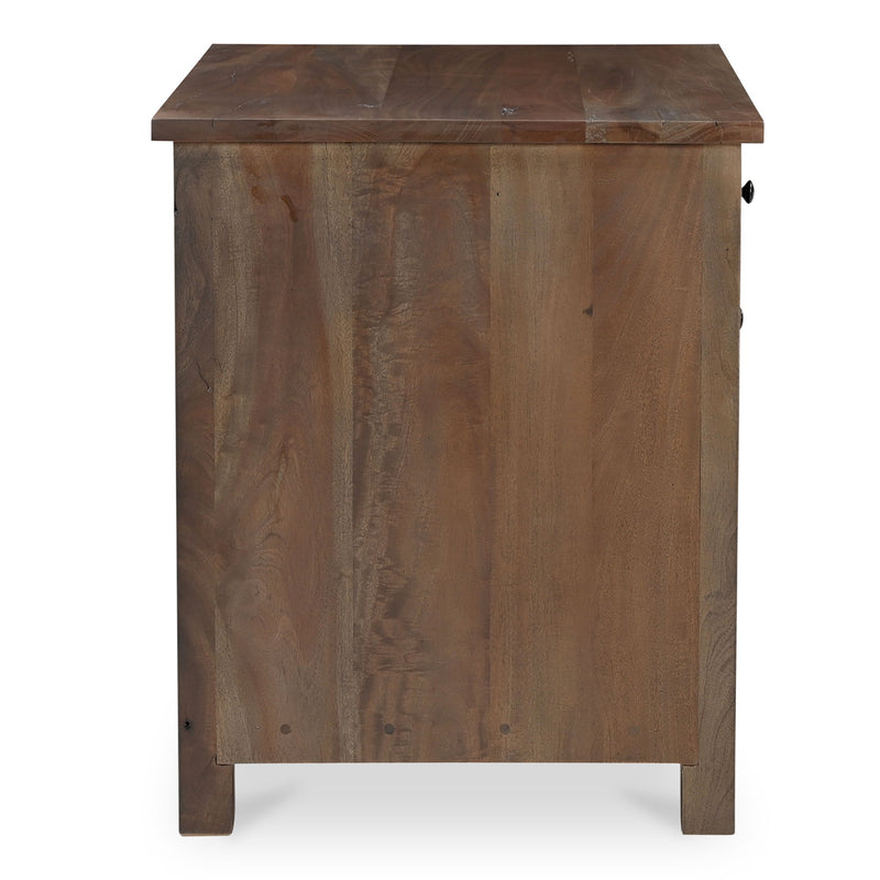 Gene - Charging Nightstand - Dark Brown