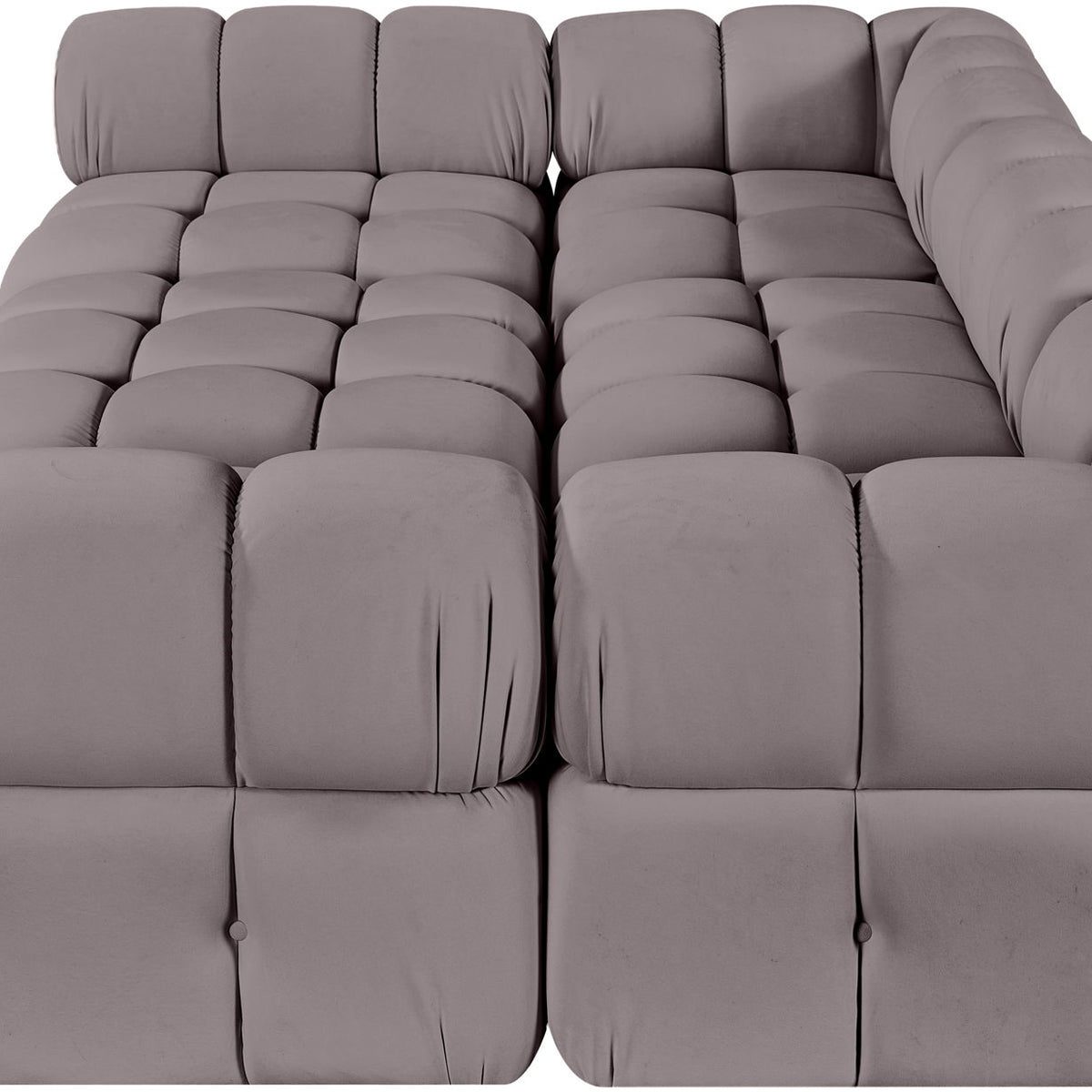 Orin - Velvet 6 Piece Modular Sectional