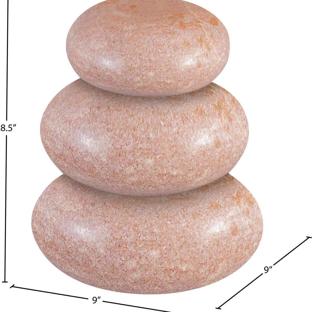 Pumpkin - 3 Piece Marble Decorative Object