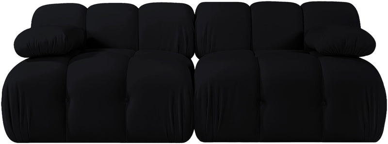 Orin - Velvet Performance Fabric Upholstered 2 Piece Modular Sofa