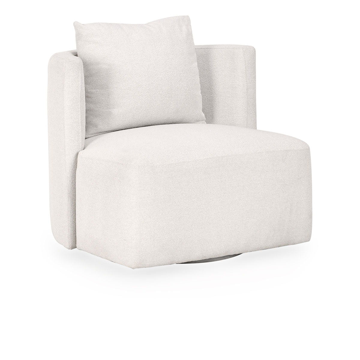 Mara - Swivel Accent Chair - Ivory