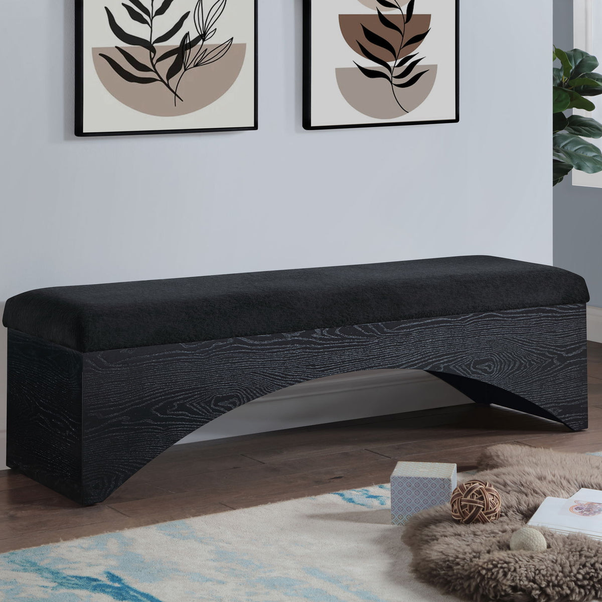 Lawson - Bench With Black Base