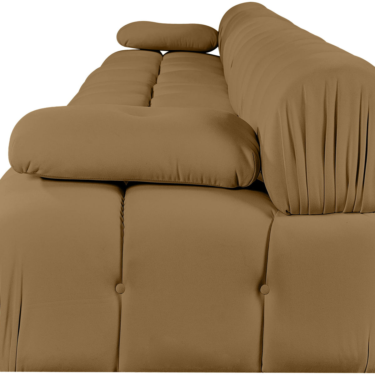 Orin - Velvet 5 Piece Modular Armless Sofa