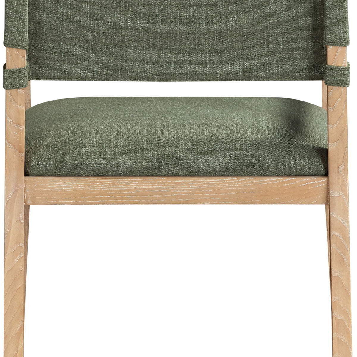 Avon - Linen Textured Performance Fabric Upholstered Dining Arm Chair
