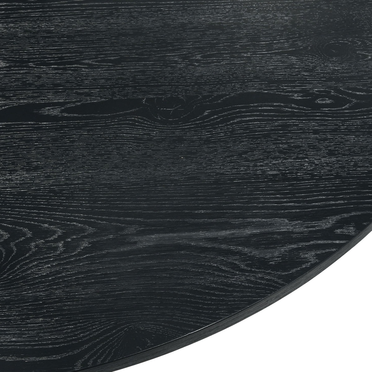 Jasper - Contemporary Round Dining Table With Black Finish Chairs