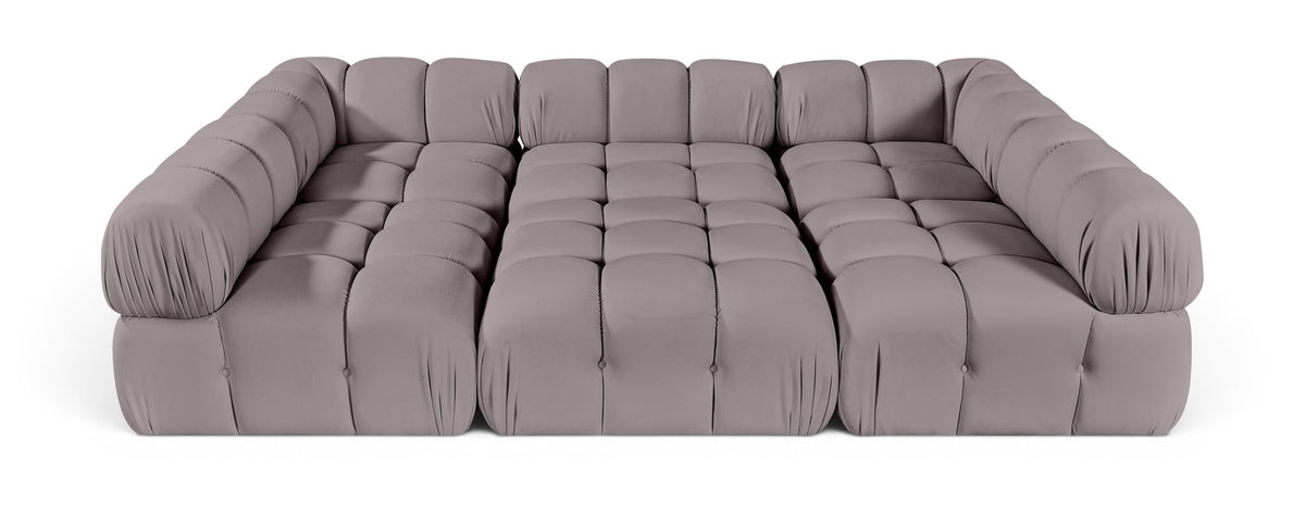 Orin - Velvet 6 Piece Modular Sectional
