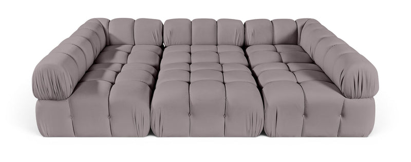 Orin - Velvet 6 Piece Modular Sectional