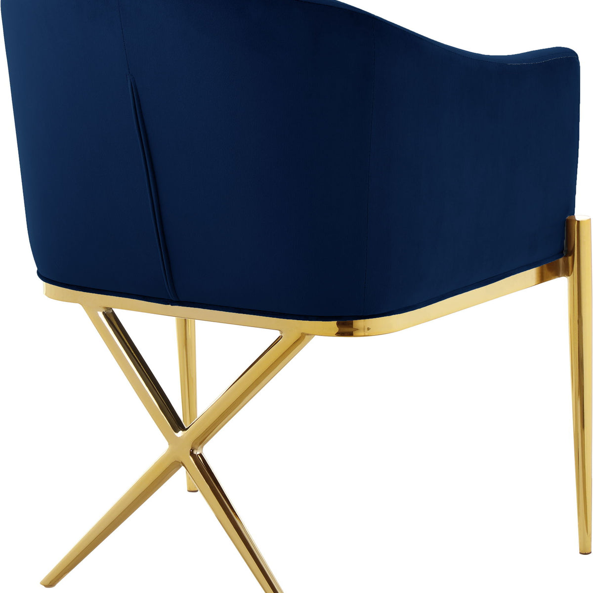 Xavier - Dining Chair with Gold Legs