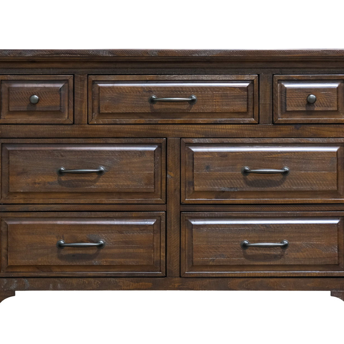Verna - 7 Drawer Dresser - Brown