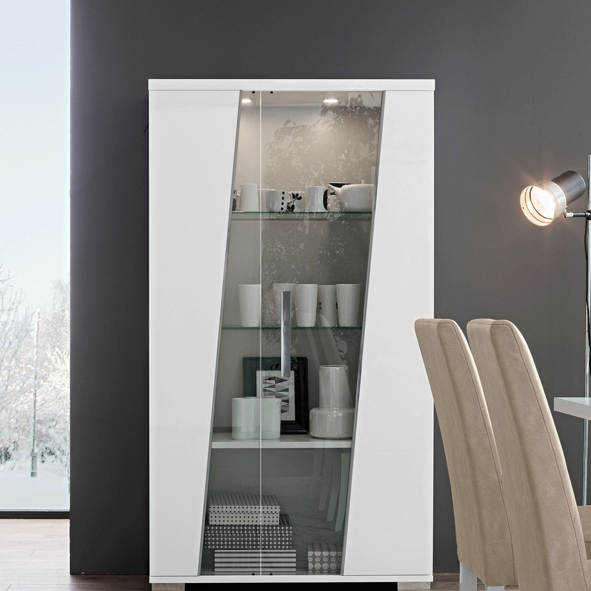 Lisa - 2 Door China - White