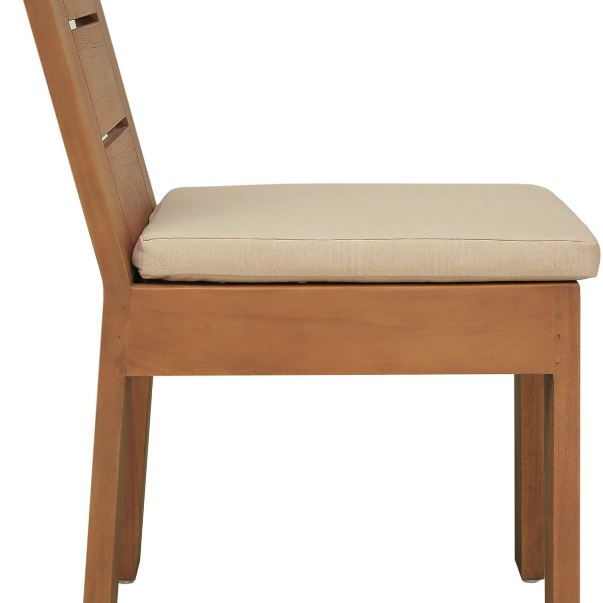 Mirella - Water Resistant Fabric Upholstered Outdoor Patio Dining Side Chair