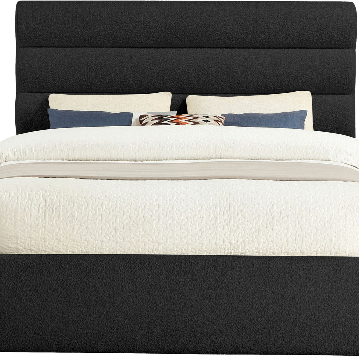 Adam - Boucle Fabric Bed With 52" Headboard
