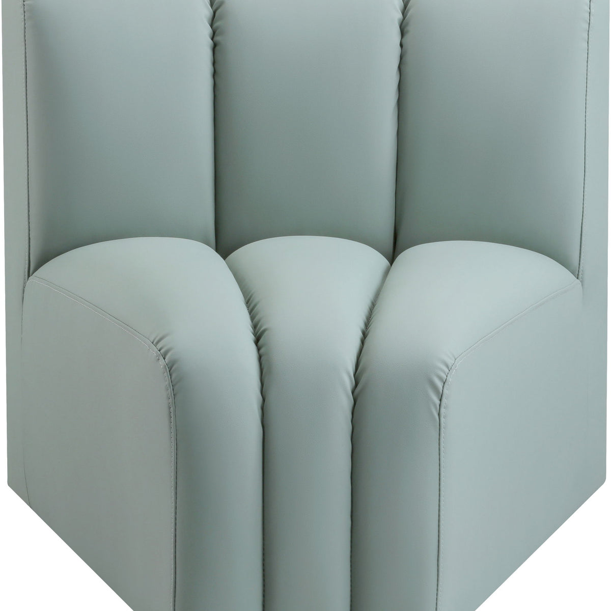 Arc - Faux Leather Curved Corner Chair