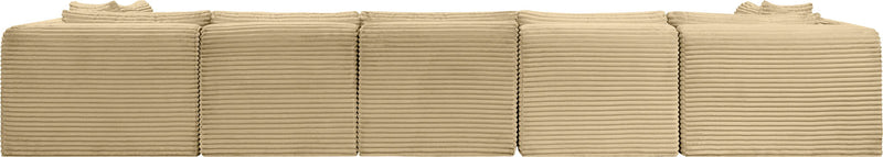 Shaggy - 7 Piece Modular U-Shaped Armless Sectional