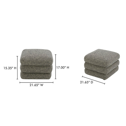 Lowtide - Stool - Stone Tweed
