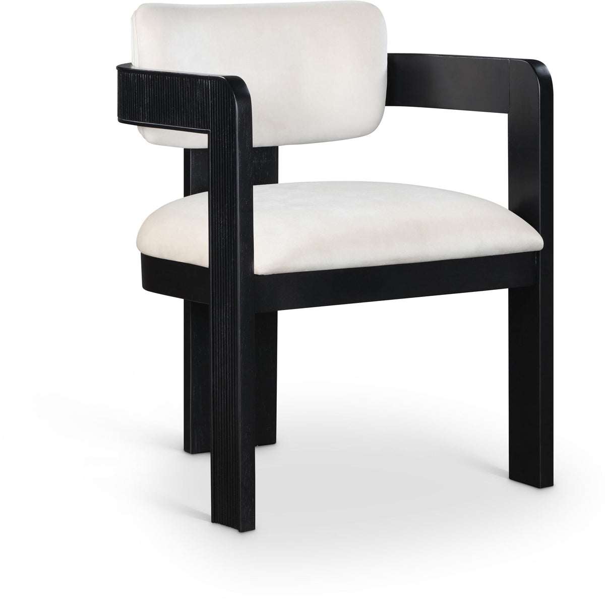 Sacha - Velvet Dining Chair With Black Base (Set of 2)