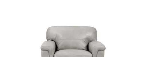 Cornelia - Leather Chair - Gray