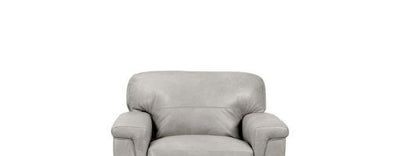 Cornelia - Leather Chair - Gray