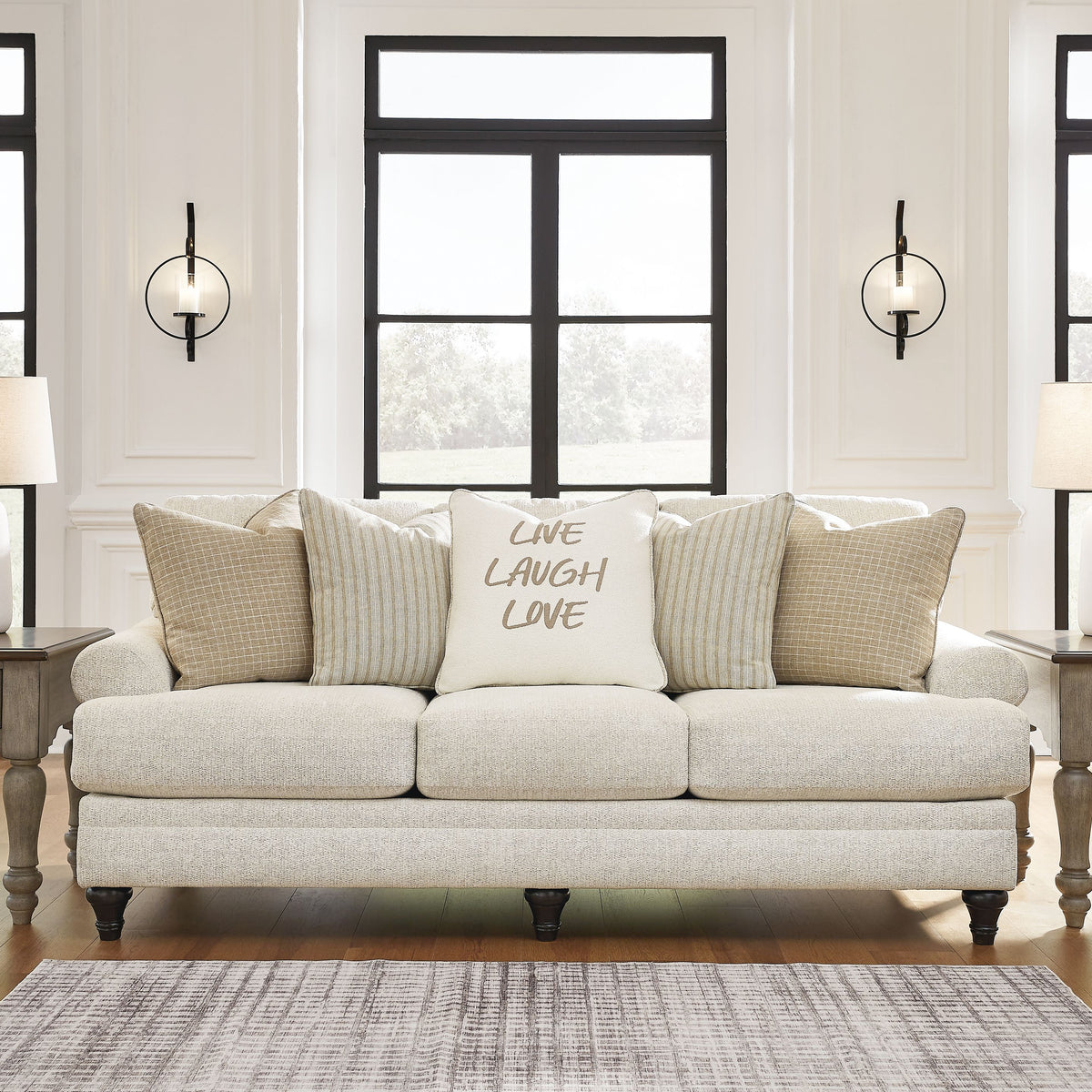 Valerani - Sandstone - Sofa, Loveseat, Accent Chair