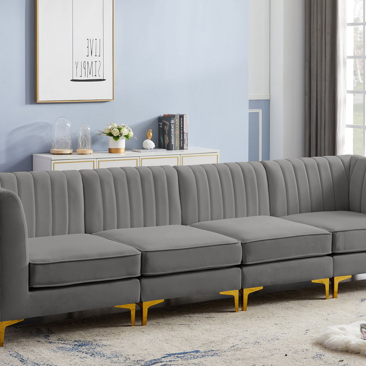 Alina - Modular 4 Seat Sofa