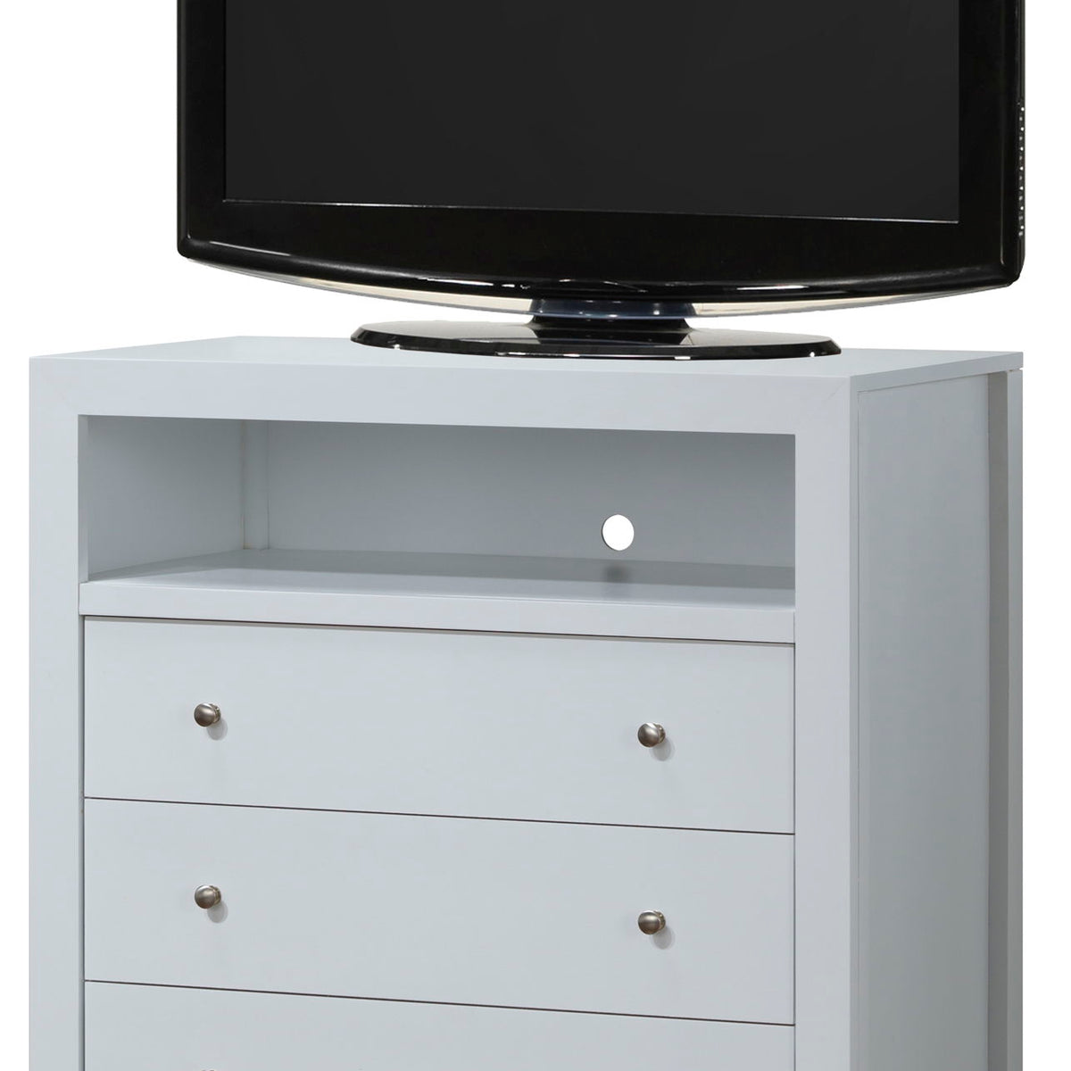 Elegant Transitional Media Chest