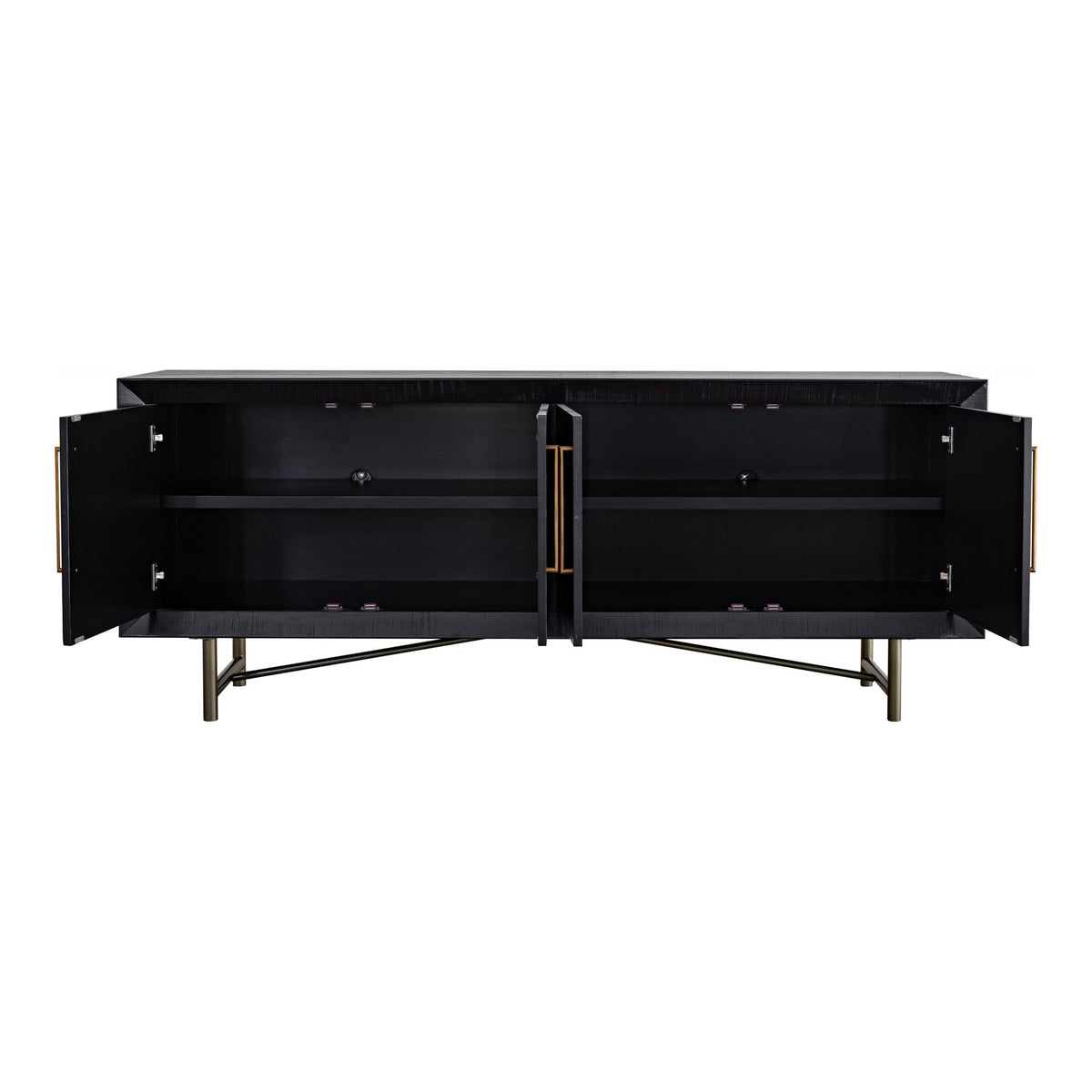 Sicily - 4 Door Sideboard - Black