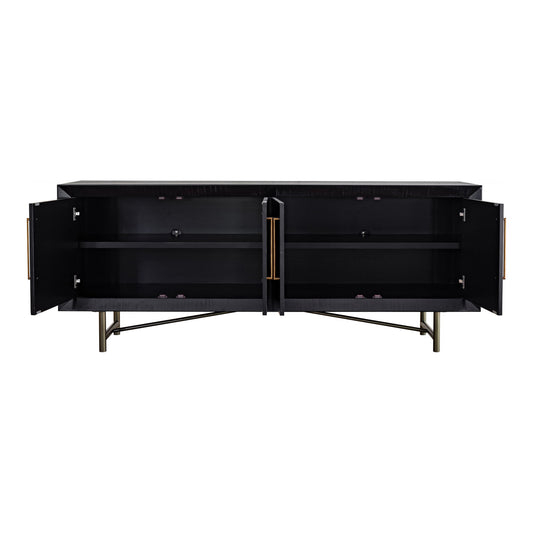 Sicily - 4 Door Sideboard - Black