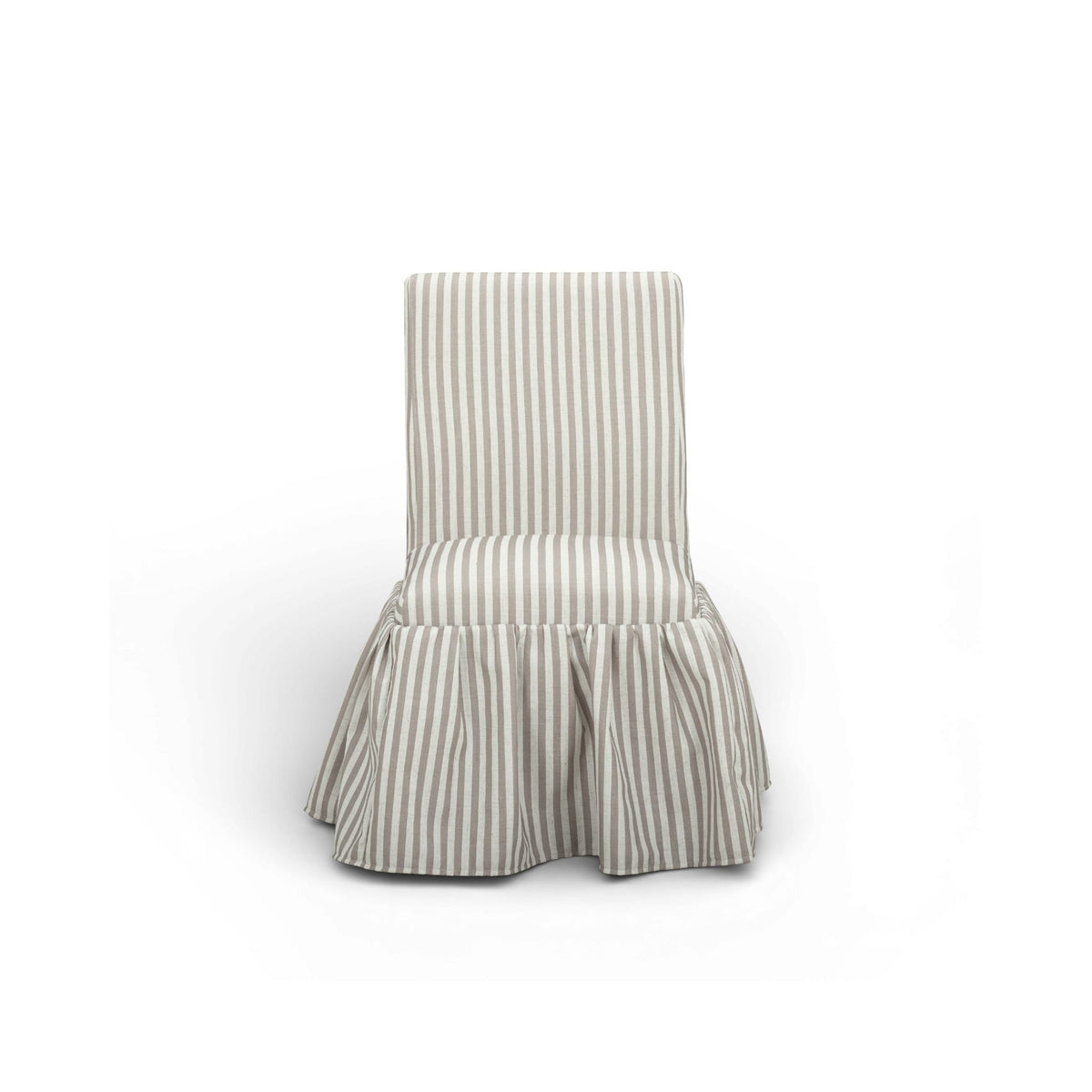Gertrude - Striped Linen Dining Chair
