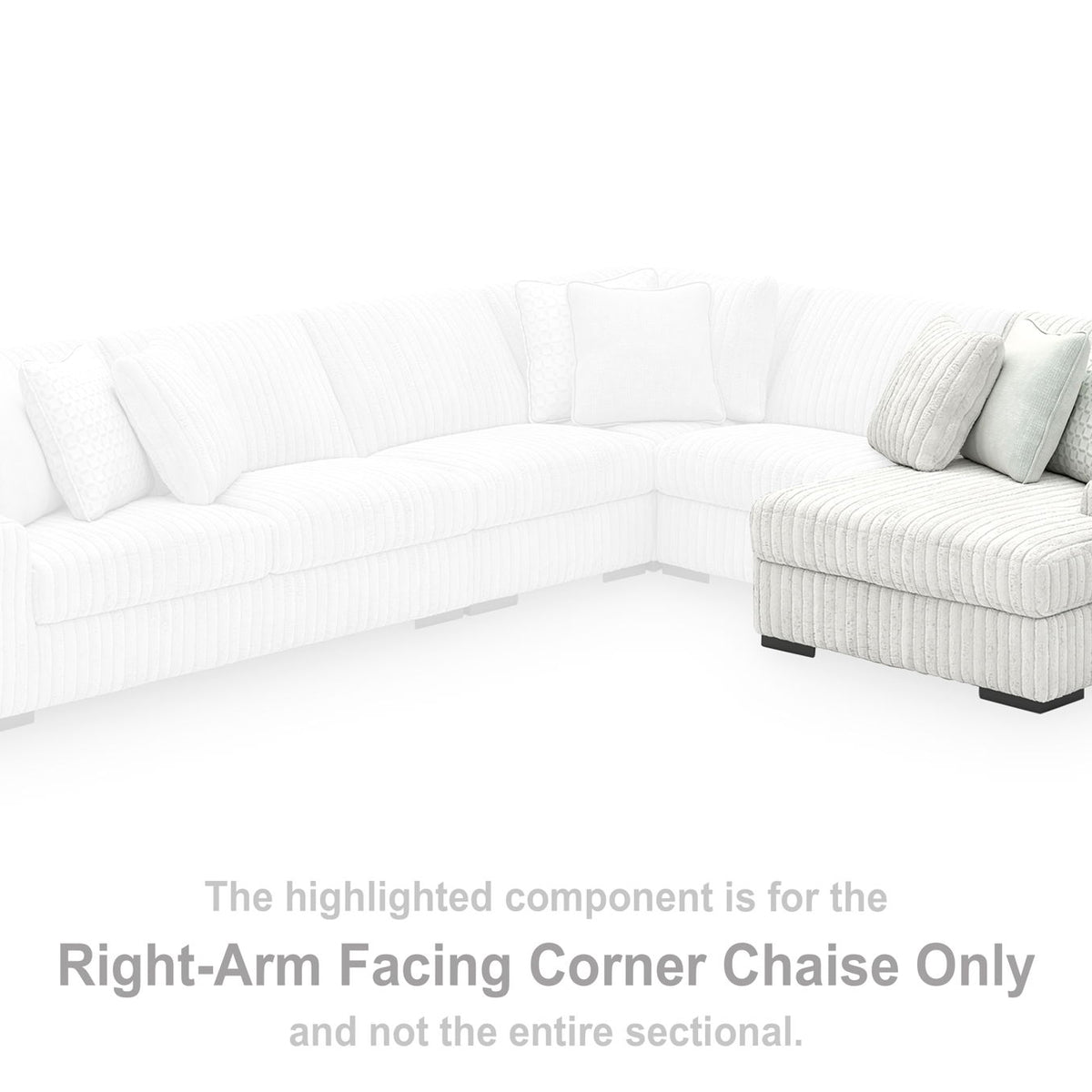 Stupendous - RAF Corner Chaise - Alloy