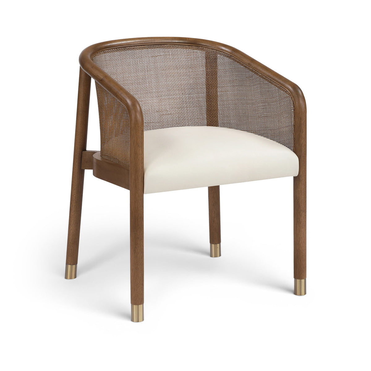 Sylvan - Vegan Leather Dining Chair (Set of 2) - Brown Frame