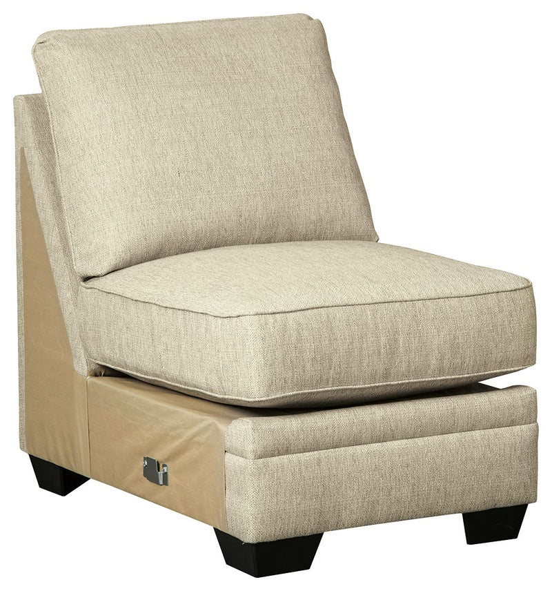 Luxora - Armless Chair - Bisque