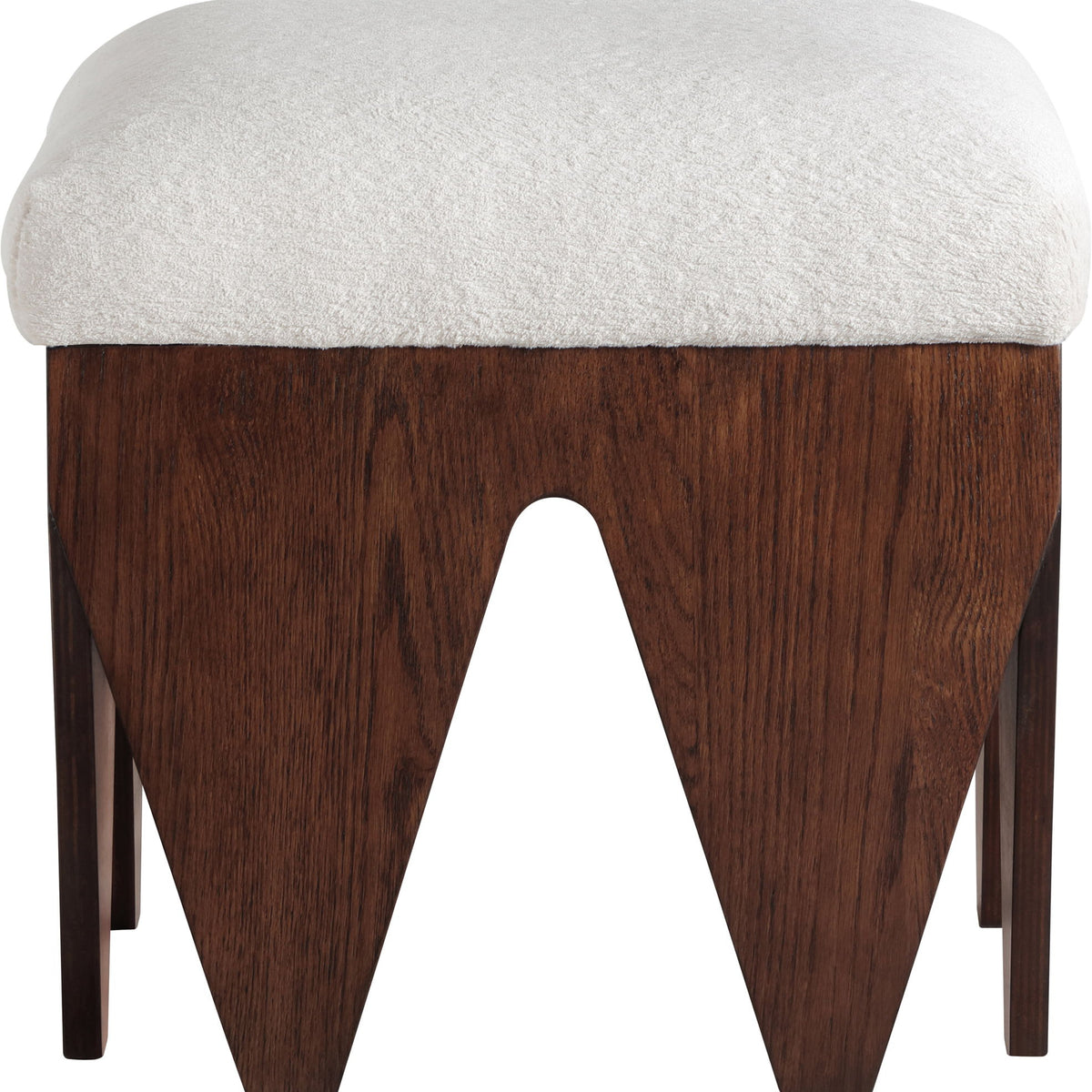 Altair - Fabric Bench - Dark Brown Base