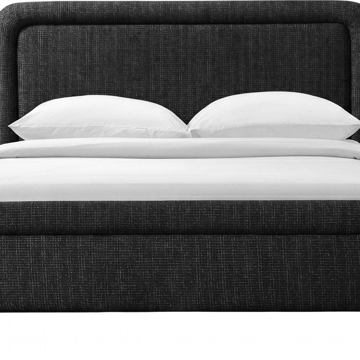 Baylor - Fabric With Interwoven Chenille Upholstered Bed