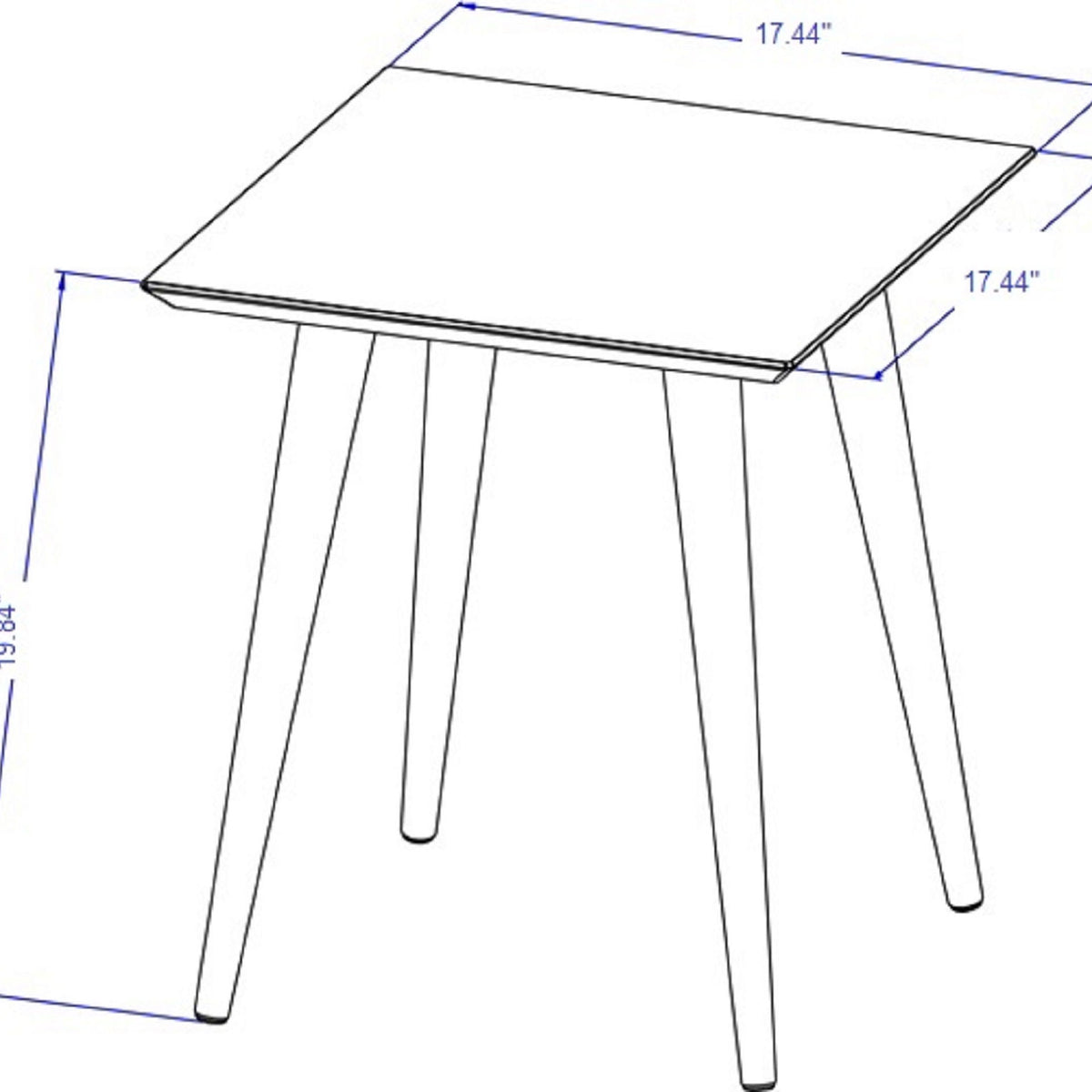 Manhattan Utopia - Rectangle Table - Off White