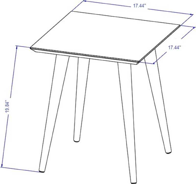 Manhattan Utopia - Rectangle Table - Off White