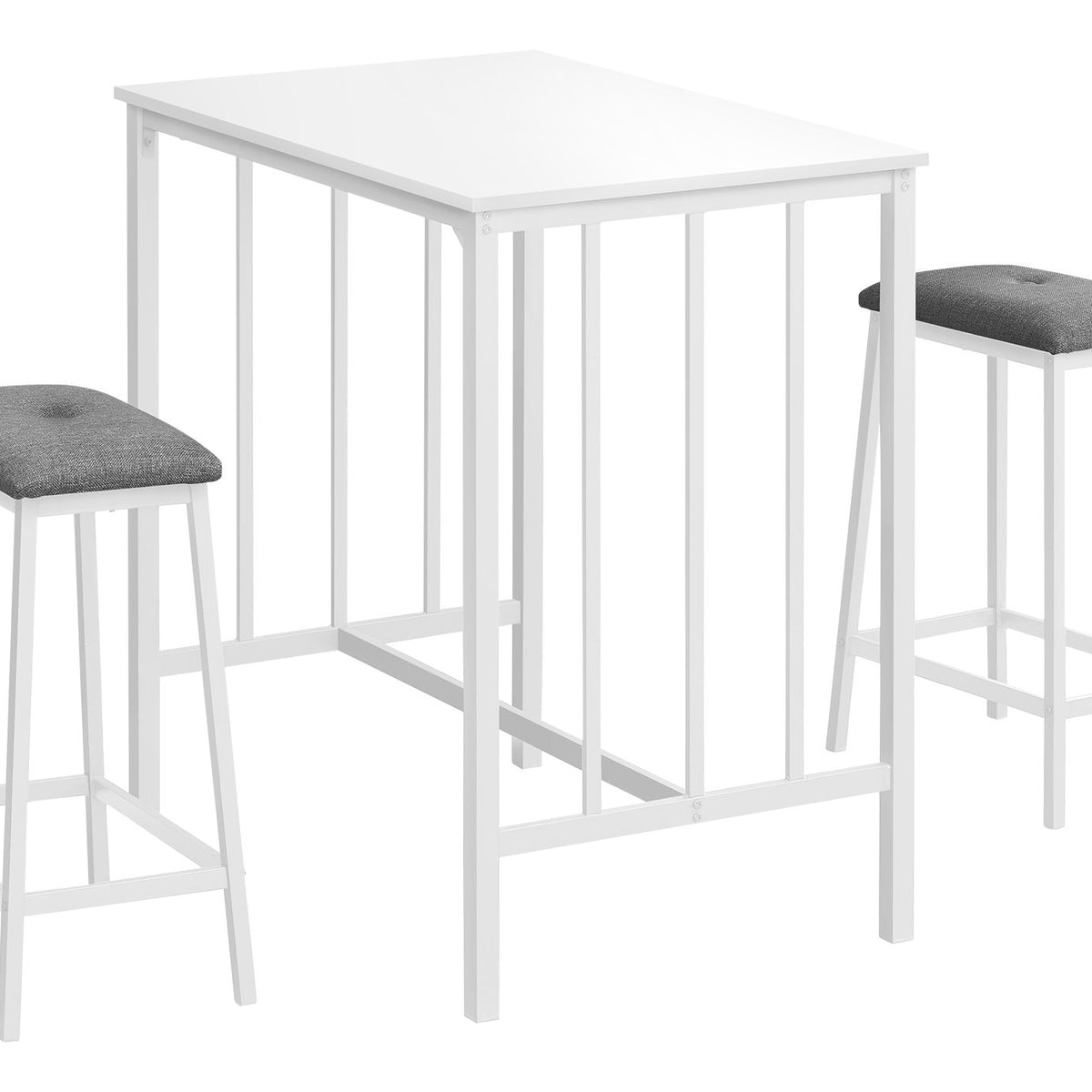3 Pieces Dining Set, Counter Height, Rectangular, Small, Contemporary & Modern