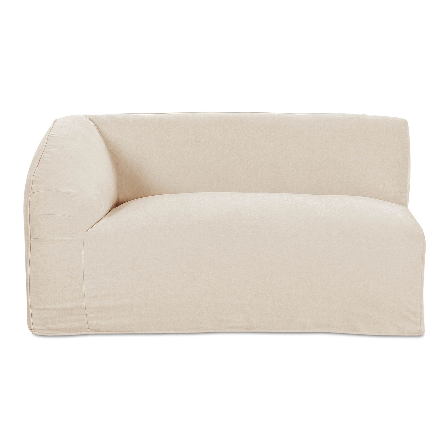 Isla - Left Arm Facing Corner Chair - Beige