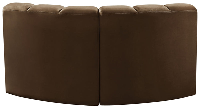 Arc - Velvet 2 Piece Modular Sofa