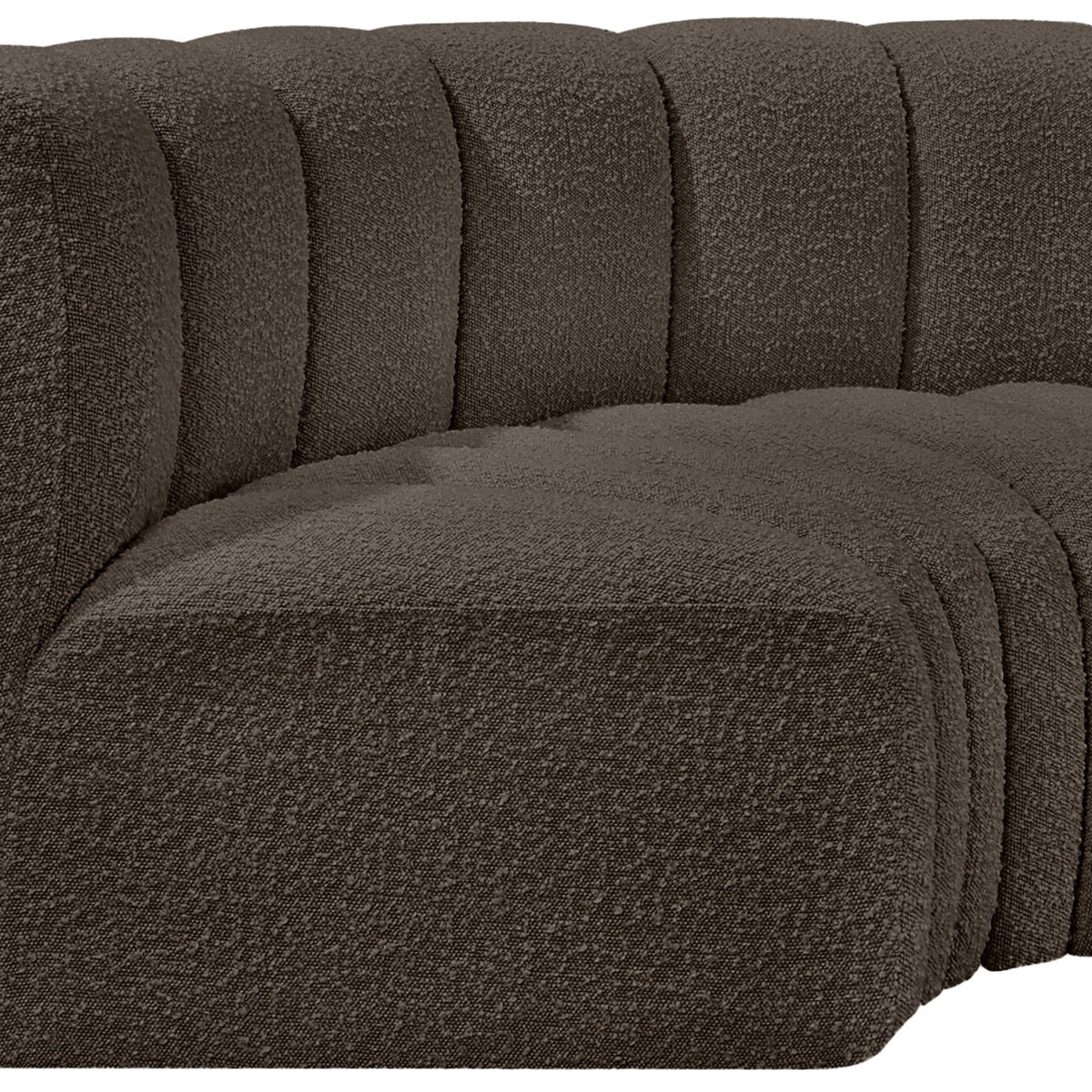 Arc - Boucle Fabric 2 Piece Modular Sofa