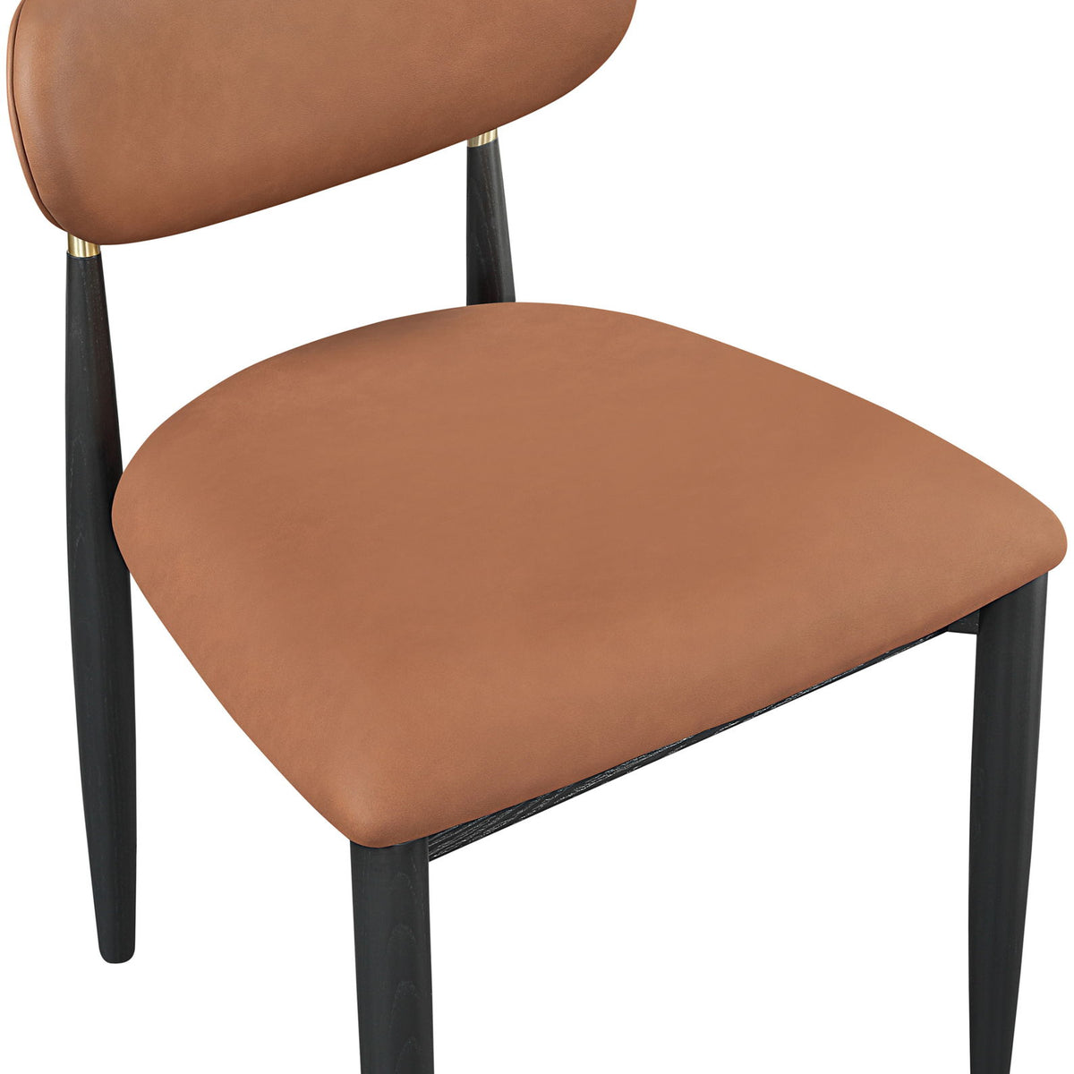 Riccio - Dining Side Chair (Set of 2) - Black And Gold Frame