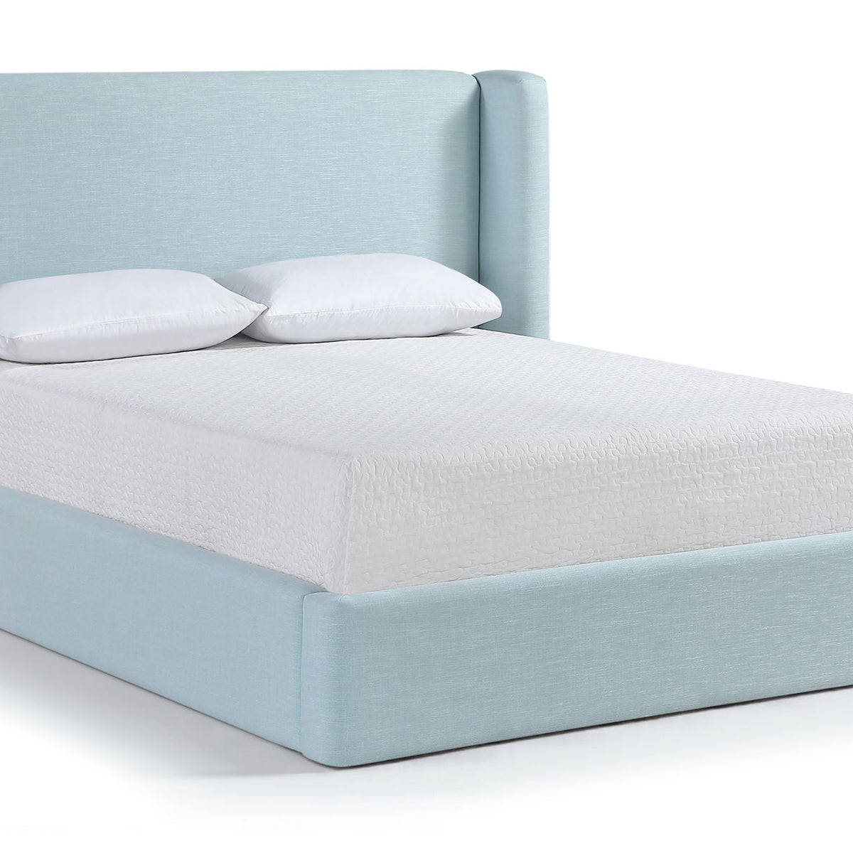 Kendall - Linen Textured Fabric Upholstered Bed