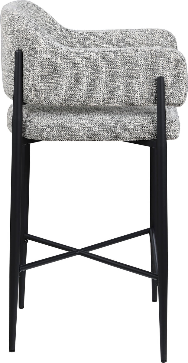 Dame - Fabric Upholstered Counter Stool (Set of 2)